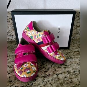 Gucci Kids sneakers floral multicolor size 12 Floral Casual